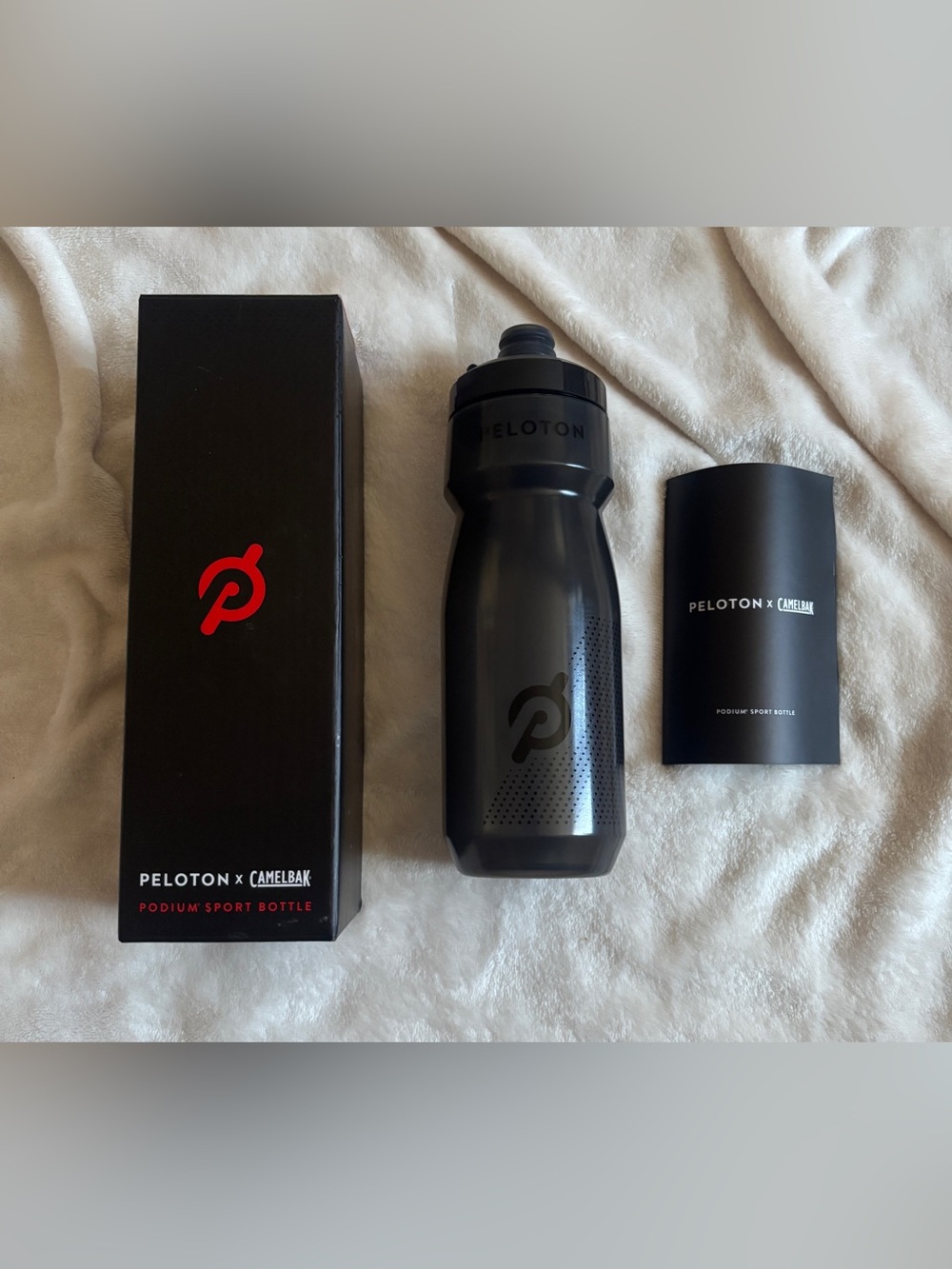 Peloton x CamelBak Podium Sport Water Bottle Black Cycling Bottle Gym Accessory